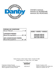 Danby DPA060B1WDB-RF Manuel Du Propriétaire