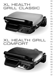 TEFAL XL HEALTH GRILL COMFORT Mode D'emploi