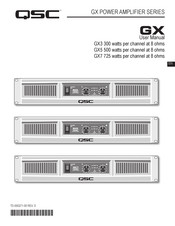 QSC GX5 500 Mode D'emploi