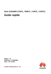 Huawei SUN2000-75KTL Guide Rapide