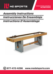 MD SPORTS AC108Y21012 Instructions D'assemblage