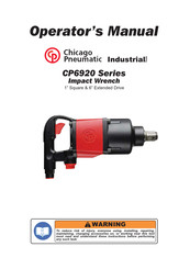 Chicago Pneumatic Industrial tools CP6920 Serie Manuel De L'opérateur