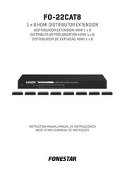 FONESTAR FO-22CAT8 Mode D'emploi