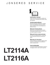 Jonsered LT2116A Manuel D'instructions
