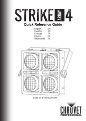 Chauvet Professional STRIKE ARRAY 4 Guide De Référence Rapide
