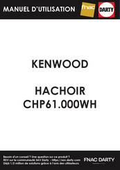 Kenwood CHP61.000WH Instructions