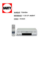 Toshiba 1510622 Mode D'emploi