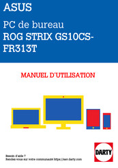 Asus ROG STRIX GS10CSFR313T Manuel De L'utilisateur