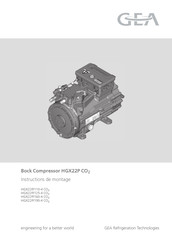 GEA HGX22P/190-4 CO2 Instructions De Montage