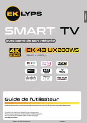 EKLYPS EK 43 UX200WS Guide De L'utilisateur