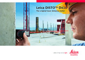 Leica Geosystems DISTO D410 Mode D'emploi