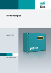 Flexim FLUXUS F501 Mode D'emploi