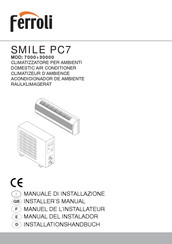 Ferroli SMILE PC7 Manuel De L'installateur