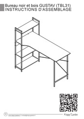 Happy Garden GUSTAV TBL31 Instructions D'assemblage