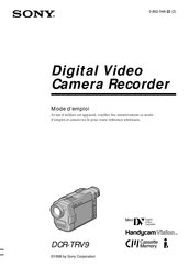 Sony Handycam Vision DCR-TRV9 Mode D'emploi