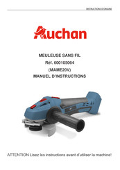 Auchan 600105064 Manuel D'instructions