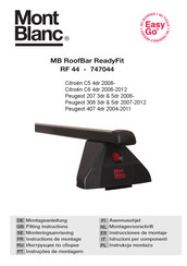 Mont Blanc ReadyFit RF 44 Instructions De Montage