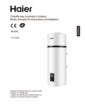 Haier HP150M5 Mode D'emploi Et Instructions D'installation