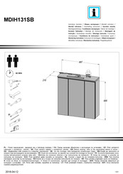 MEGA MOBEL MDIH131SB Notice De Montage
