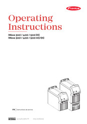 Fronius iWave 500i AC/DC Instructions De Service