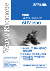 Yamaha Motor WAVERUNNER SUV1200 2001 Mode D'emploi