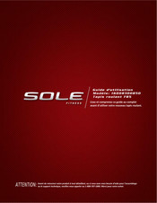 Sole Fitness 16008300850 Guide D'utilisation