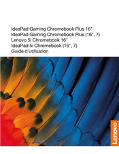 Lenovo IdeaPad 5i Chromebook Guide D'utilisation