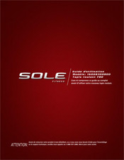 Sole Fitness 16008300800 Guide D'utilisation