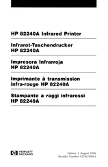 HP 82240A Mode D'emploi