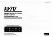 Sansui AU-717 Mode D'emploi