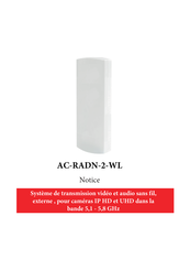 ACIE AC-RADN-2-WL Notice