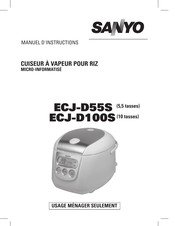 Sanyo ECJ-D55S Manuel D'instructions