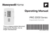 Honeywell Home TH2110DV1008/U Manuel D'utilisation