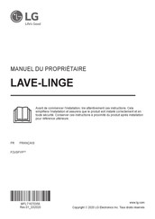 Lg F2V5PYP Serie Manuel Du Propriétaire