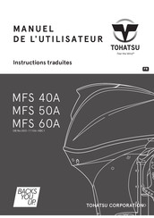 TOHATSU MFS 60A Manuel De L'utilisateur