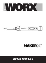 Worx MakerX WX744 Notice Originale