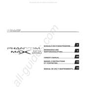 Malaguti PHANTOM MAX 125 Manuel D'instructions Et D'entretien