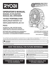 Ryobi P3310 Manuel D'utilisation