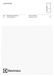 Electrolux LNG7TE18S Notice D'utilisation