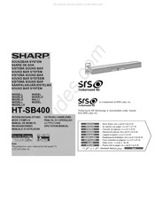 Sharp HT-SB400 Mode D'emploi