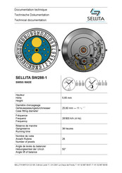 SELLITA SW288-1 Documentation Technique