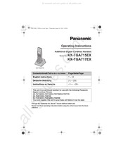 Panasonic KX-TGA715EX Mode D'emploi