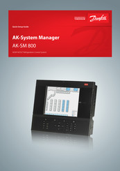 Danfoss AK-SM 800 Mode D'emploi