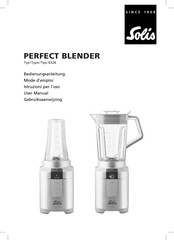 SOLIS PERFECT BLENDER 8328 Mode D'emploi