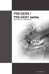 MSI P55-GD55 Serie Mode D'emploi