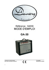 Dimavery S4039 Mode D'emploi