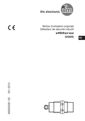 Ifm Electronic efector100 GI505S Notice D'utilisation Originale