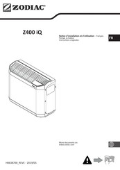 Zodiac Z400 iQ Notice D'installation Et D'utilisation