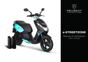 Peugeot Motocycles e-STREETZONE 2015 Notice D'utilisation