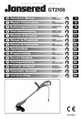 Jonsered GT2106 Manuel D'instructions